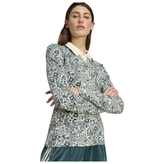 Adidas Γυναικεία μακρυμάνικη μπλούζα x Liberty London Allover Print Longsleeve Tee